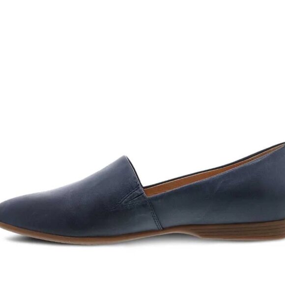 NEW DANSKO Leather Larisa Comfort Flats in navy for women 825 4m2 - Picture 4 of 9